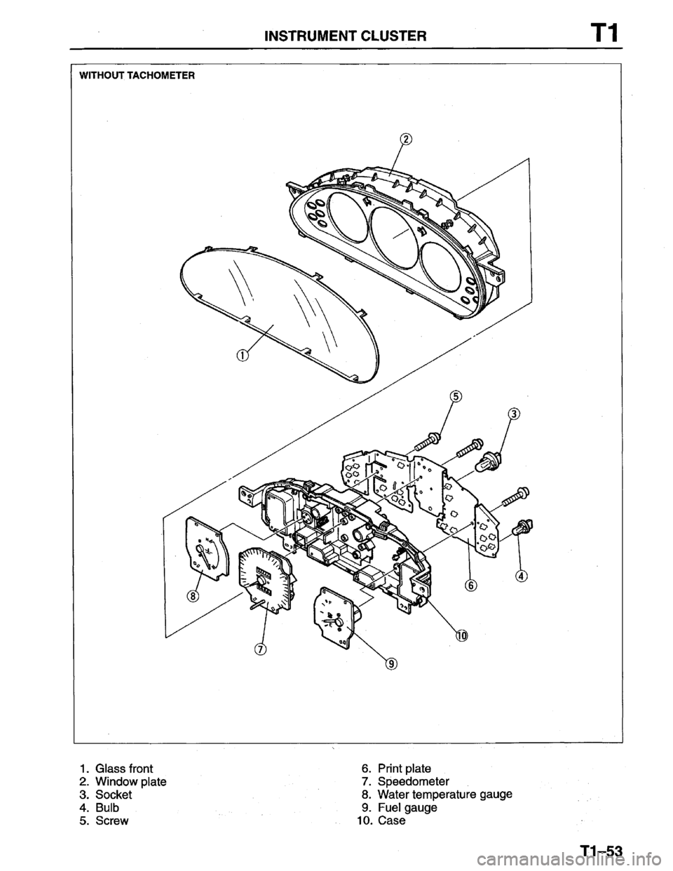 MAZDA PROTEGE 1996  Workshop Manual 