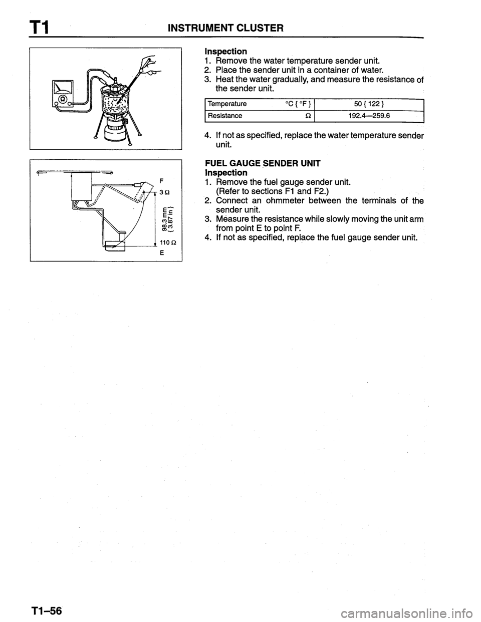 MAZDA PROTEGE 1996  Workshop Manual 
