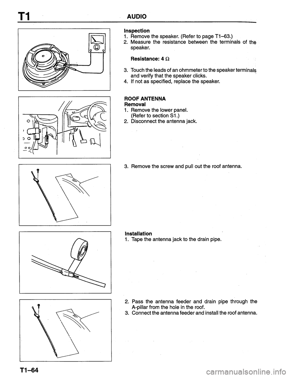 MAZDA PROTEGE 1996  Workshop Manual 