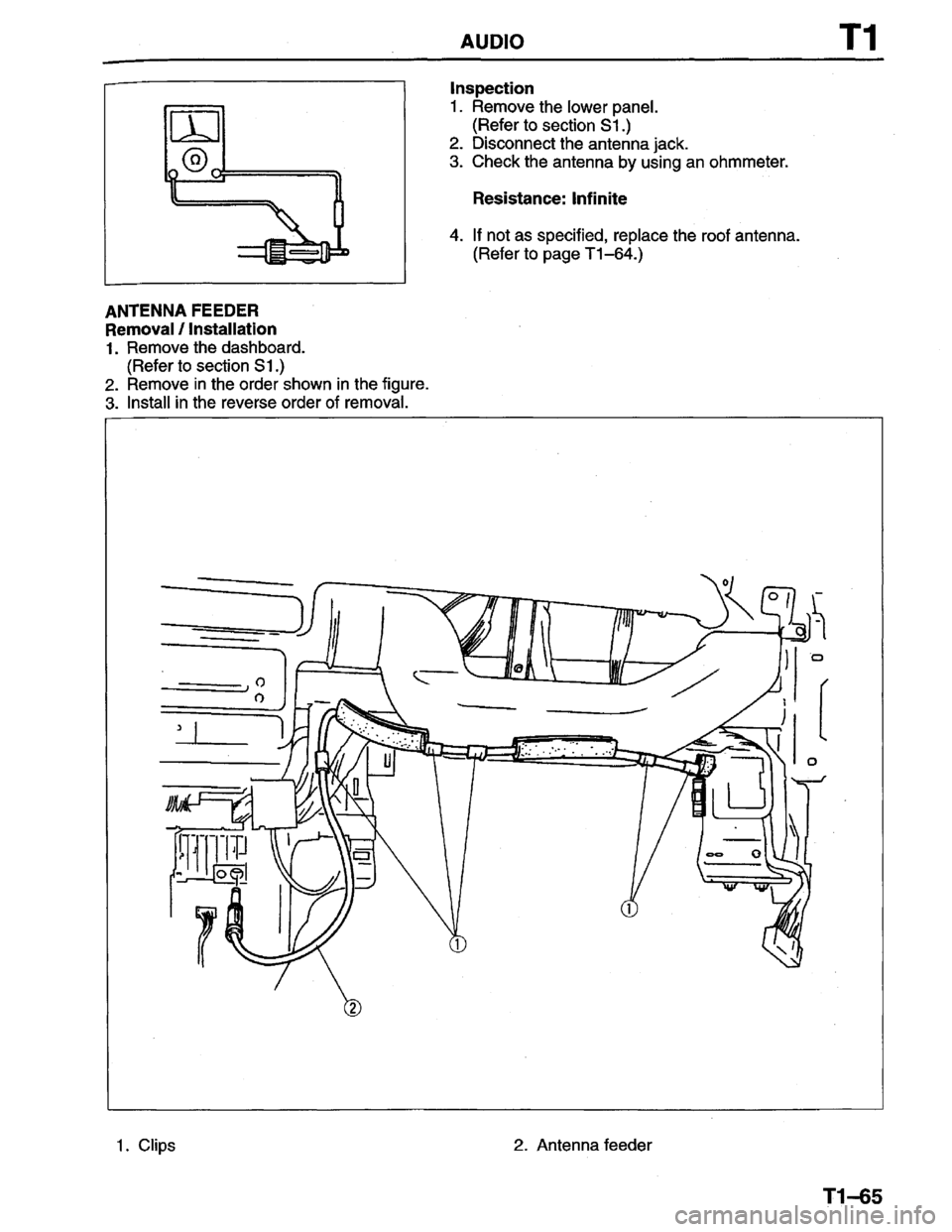 MAZDA PROTEGE 1996  Workshop Manual 