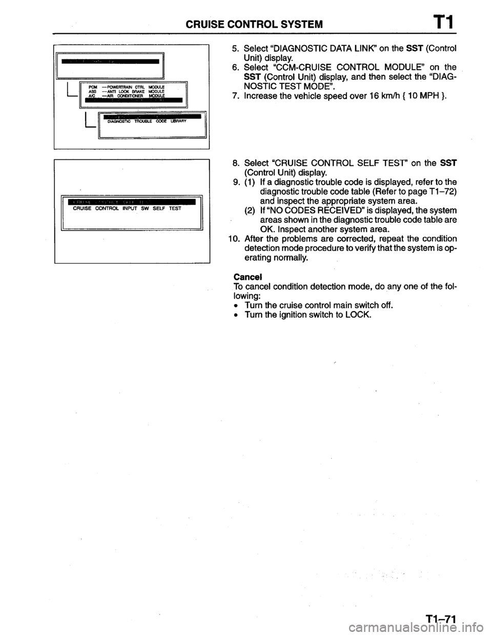 MAZDA PROTEGE 1996  Workshop Manual 