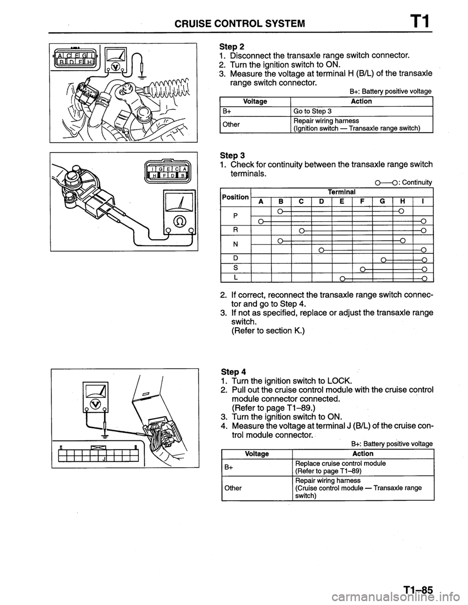 MAZDA PROTEGE 1996  Workshop Manual 