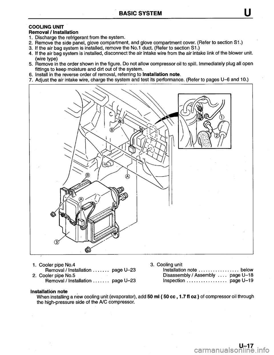 MAZDA PROTEGE 1996  Workshop Manual 