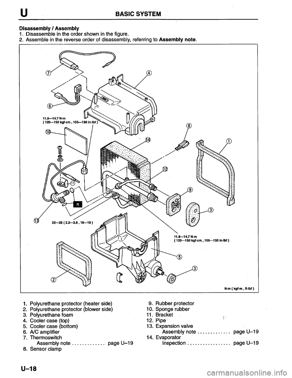 MAZDA PROTEGE 1996  Workshop Manual 