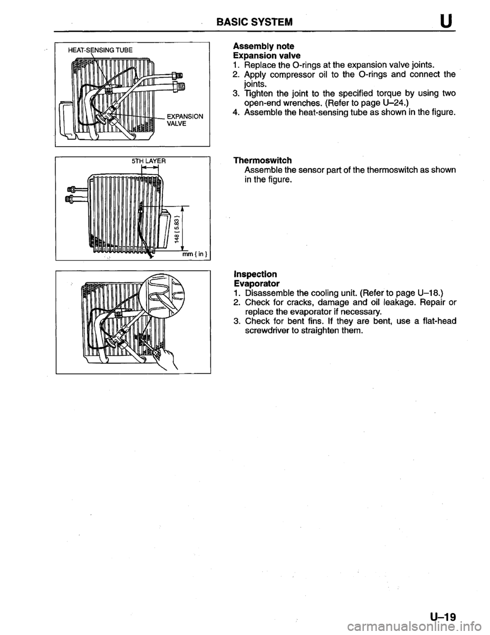 MAZDA PROTEGE 1996  Workshop Manual 
