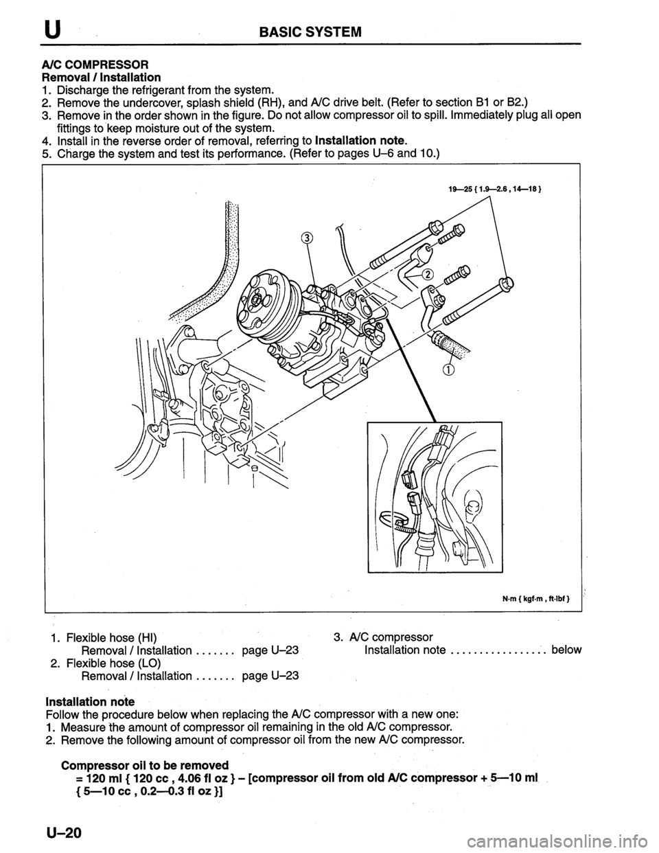 MAZDA PROTEGE 1996  Workshop Manual 