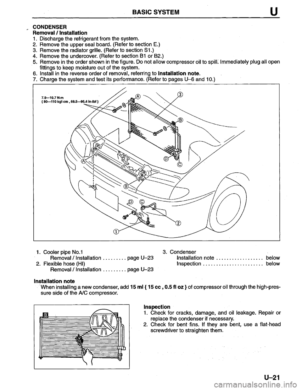 MAZDA PROTEGE 1996  Workshop Manual 