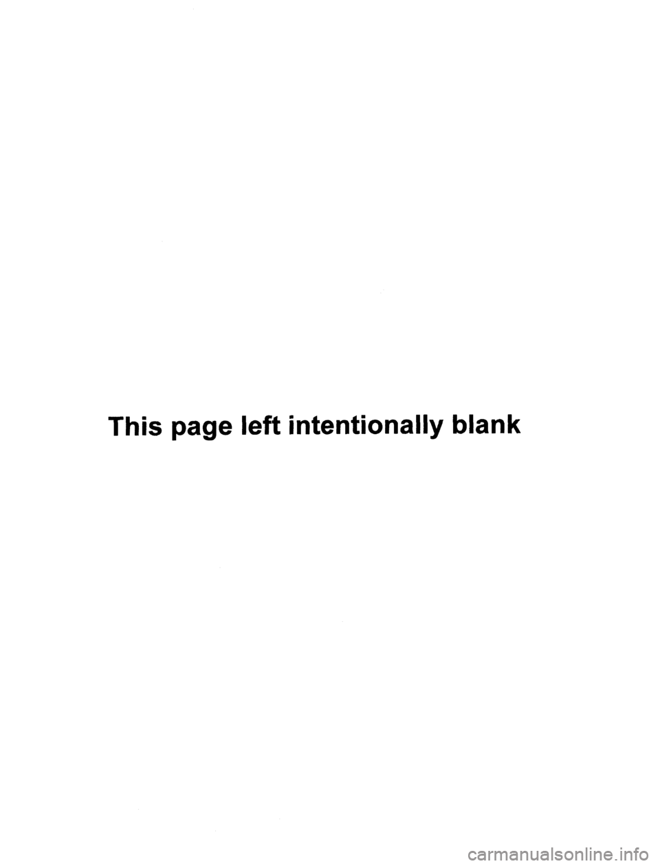 MAZDA PROTEGE 1992  Workshop Manual This page left intentionally blank  