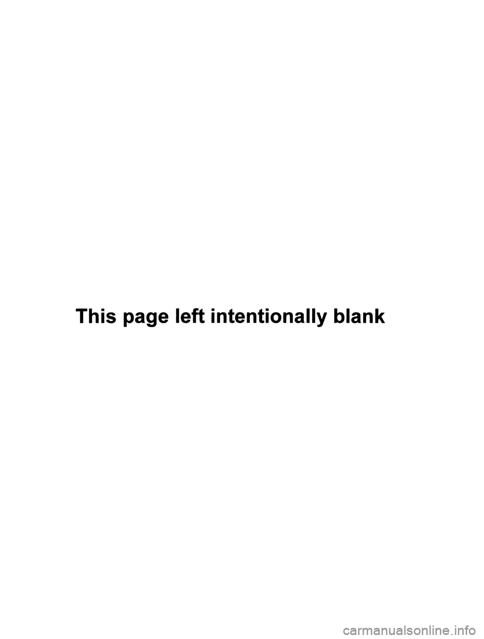 MAZDA PROTEGE 1992  Workshop Manual This page left intentionally blank  