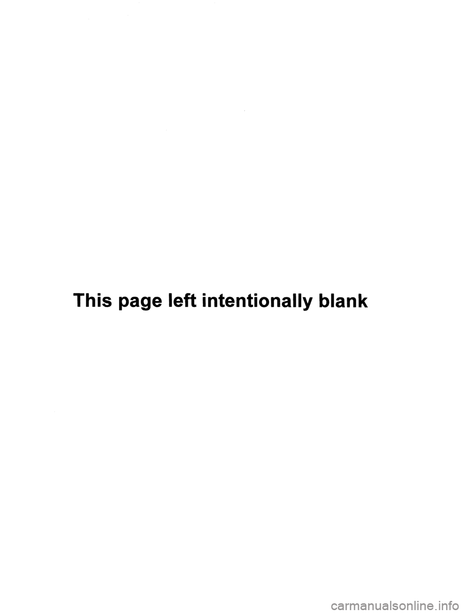 MAZDA PROTEGE 1992  Workshop Manual This page left intentionally blank  