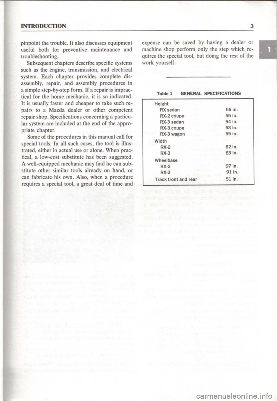MAZDA RX-2 1971  Workshop Service Repair Manual 