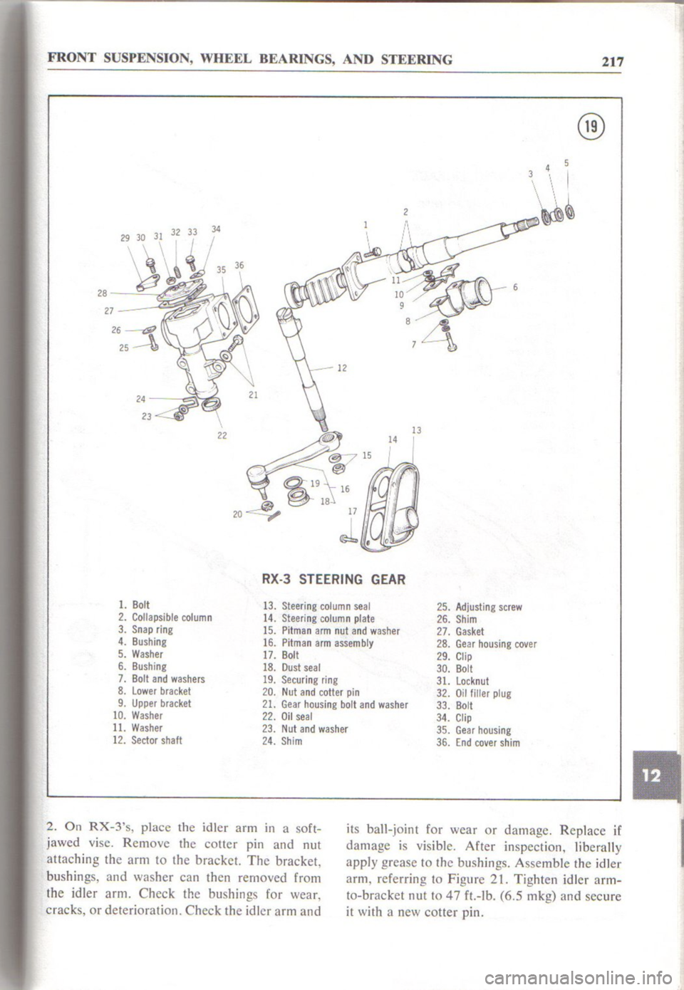 MAZDA RX-2 1971  Workshop Service Repair Manual 