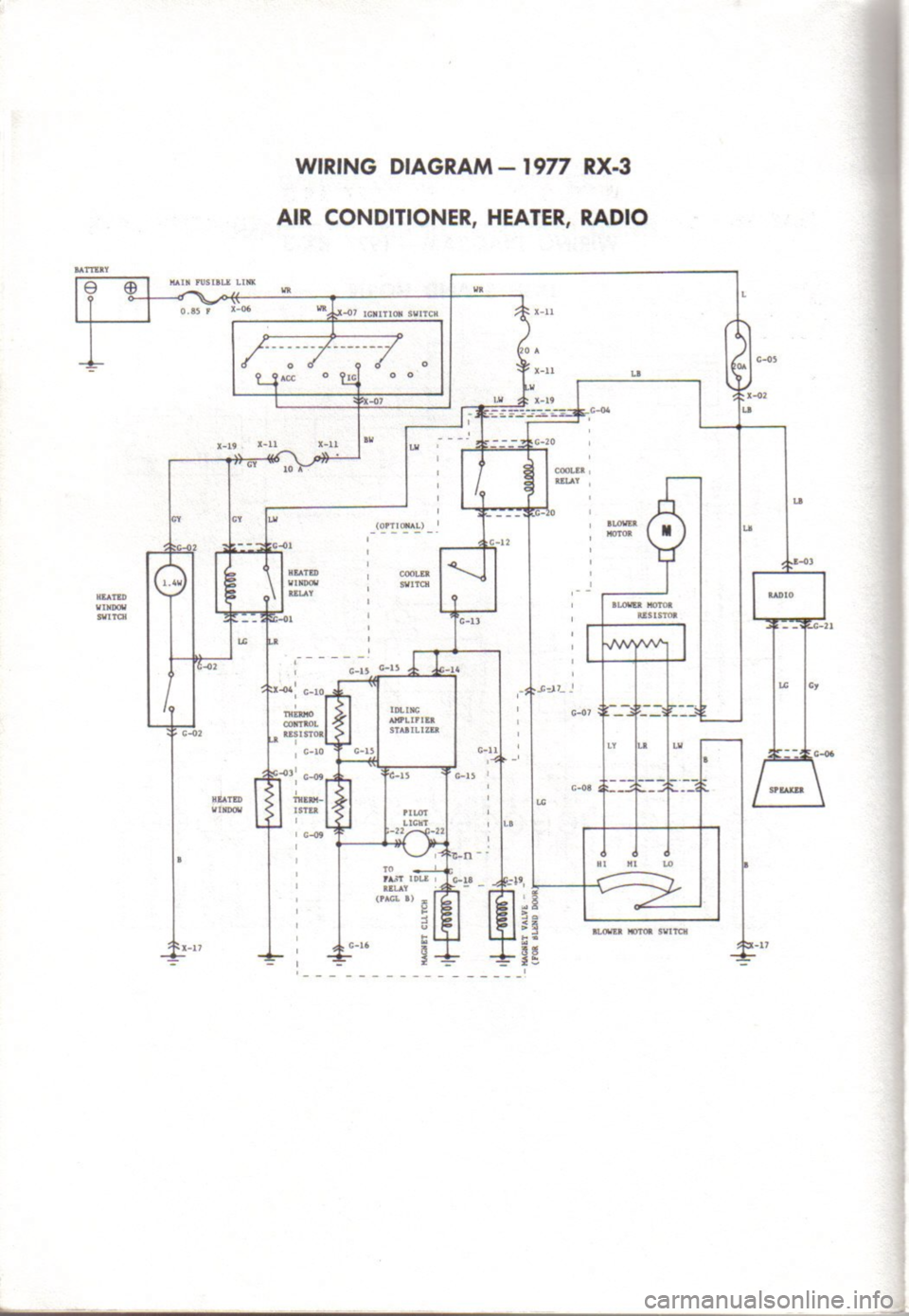 MAZDA RX-2 1971  Workshop Service Repair Manual 