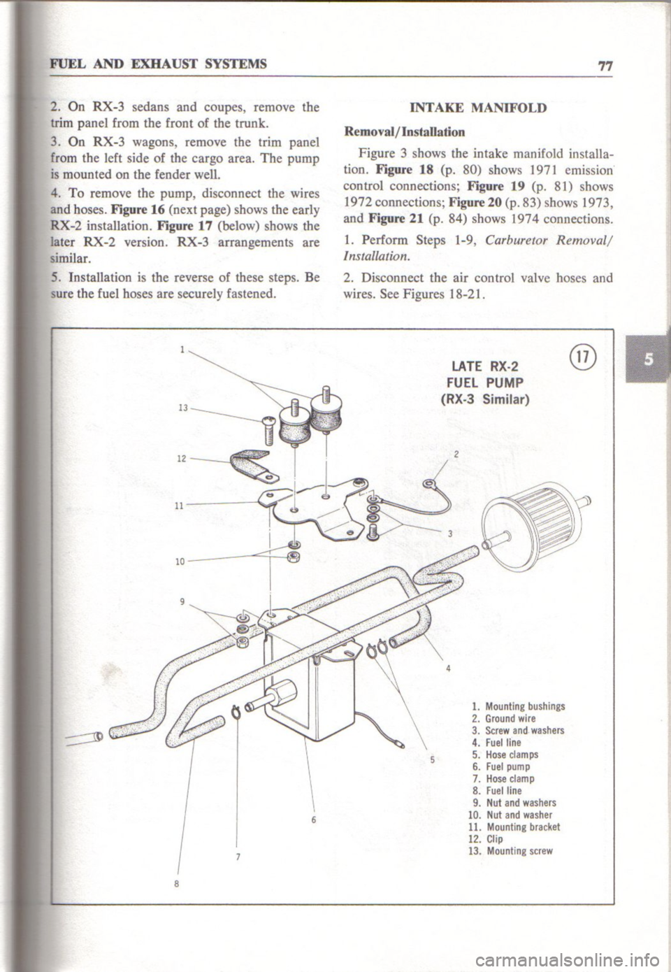 MAZDA RX-2 1971  Workshop Service Repair Manual 