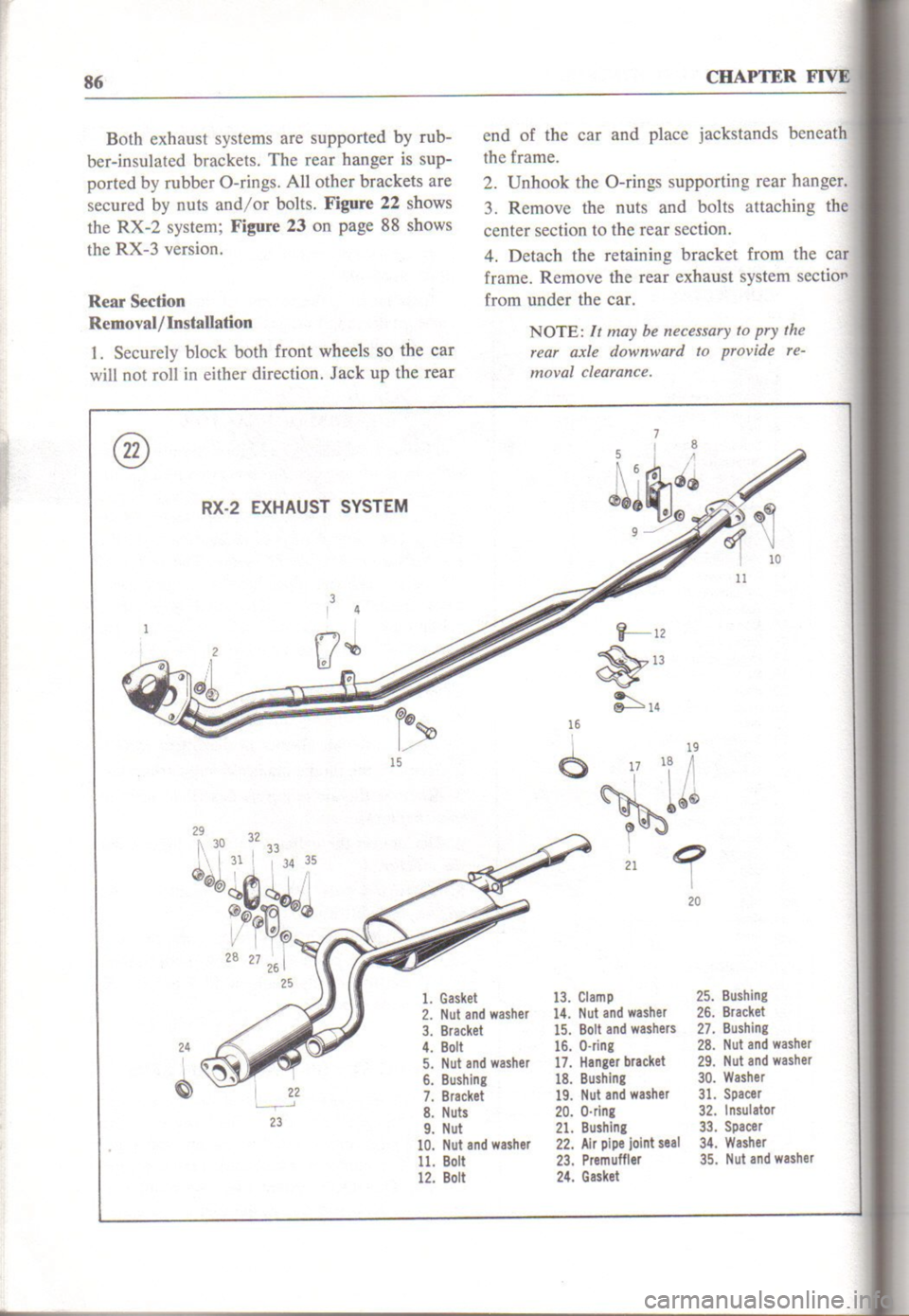 MAZDA RX-2 1971  Workshop Service Repair Manual 