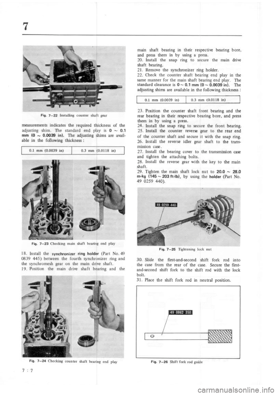 MAZDA RX-3 1975  Workshop Manual 