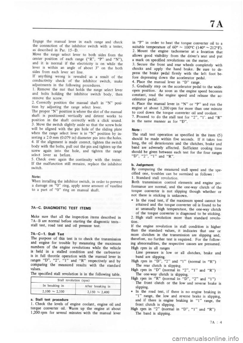MAZDA RX-3 1975  Workshop Manual 