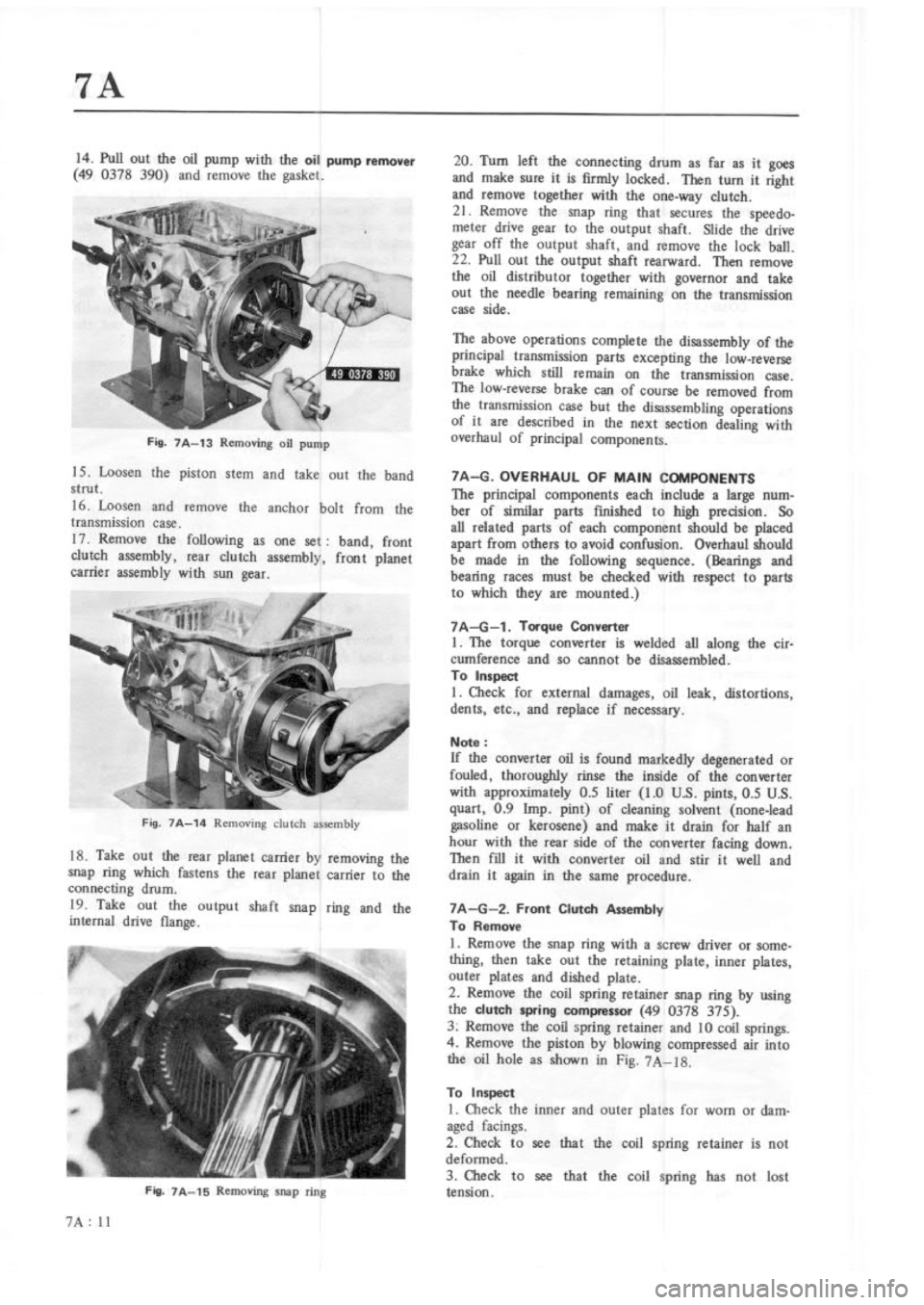 MAZDA RX-3 1975  Workshop Manual 