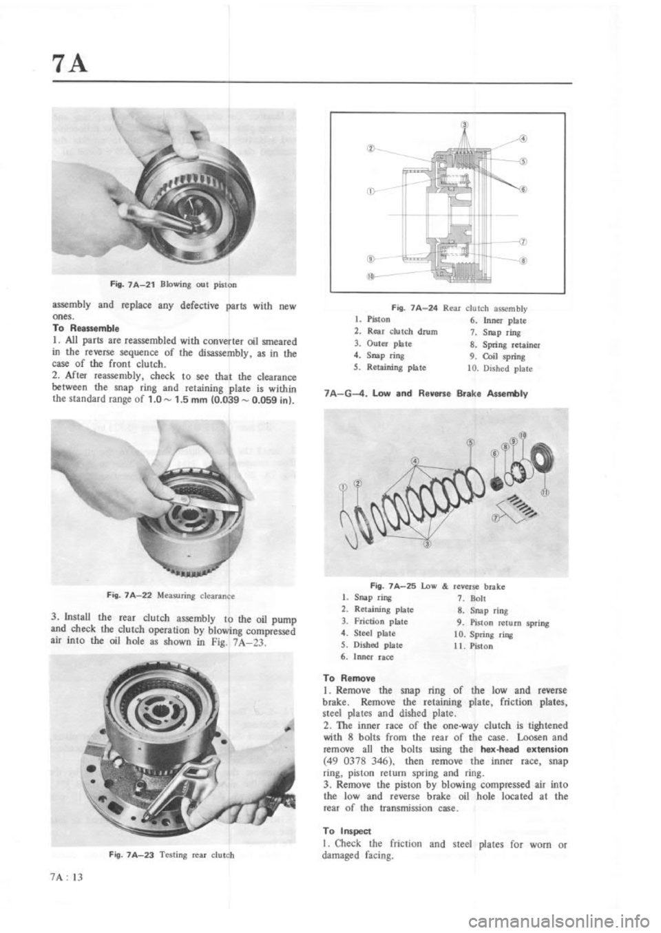 MAZDA RX-3 1975  Workshop Manual 