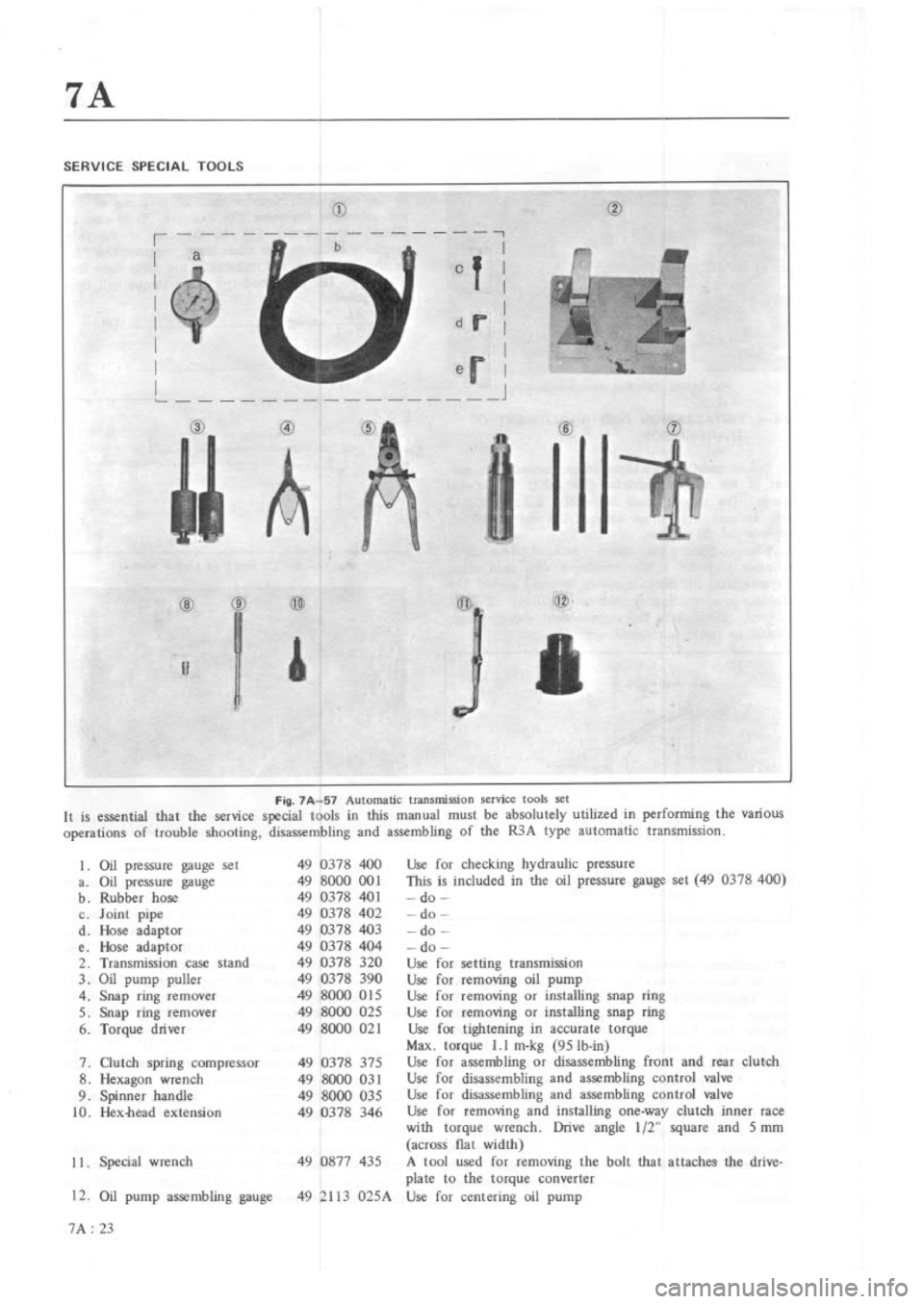 MAZDA RX-3 1975  Workshop Manual 