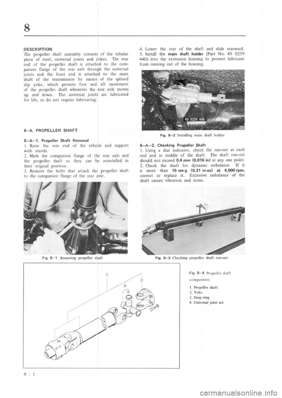 MAZDA RX-3 1975  Workshop Manual 