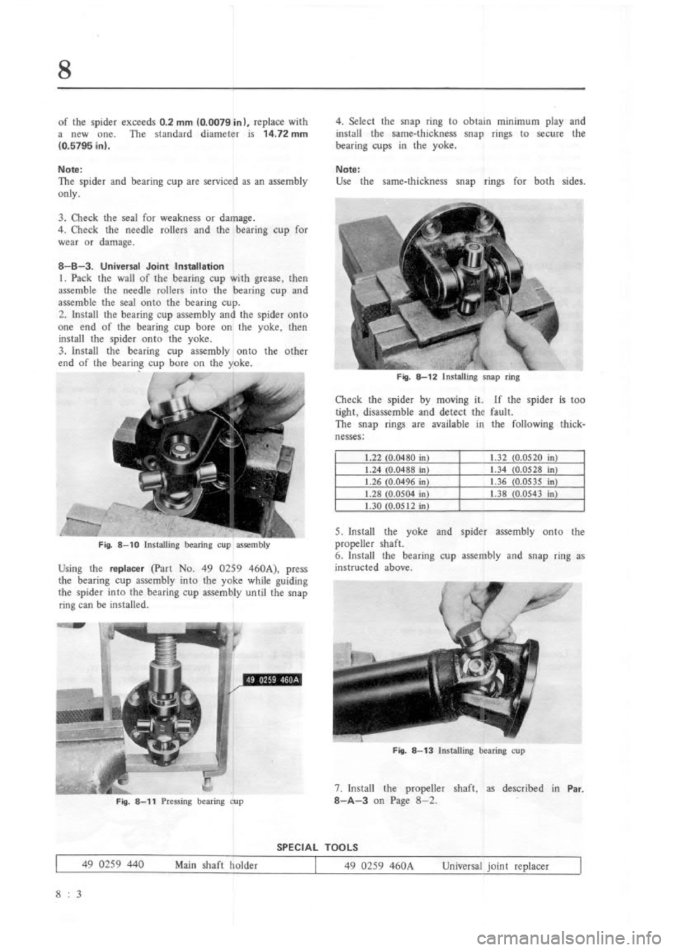 MAZDA RX-3 1975  Workshop Manual 