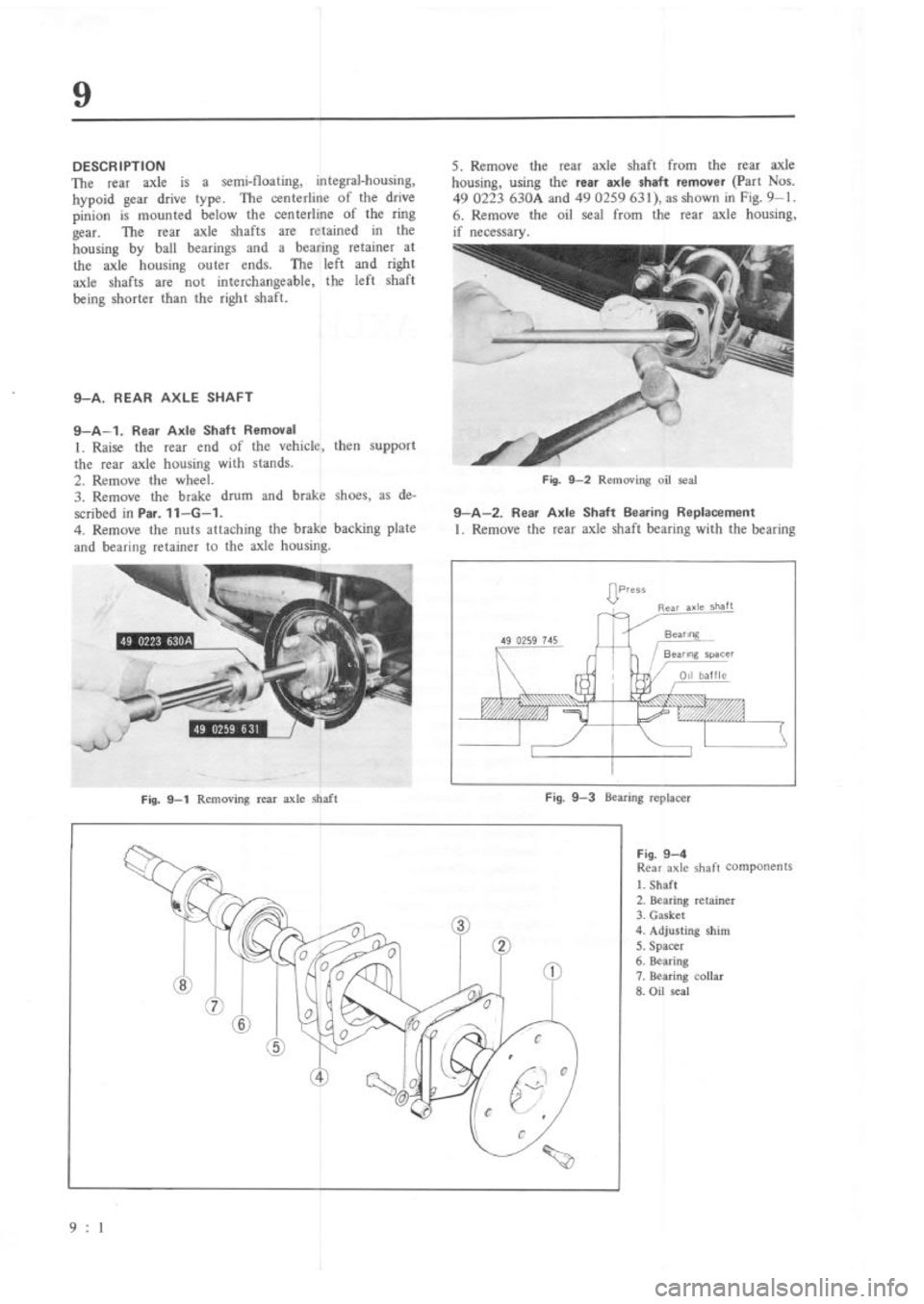 MAZDA RX-3 1975  Workshop Manual 