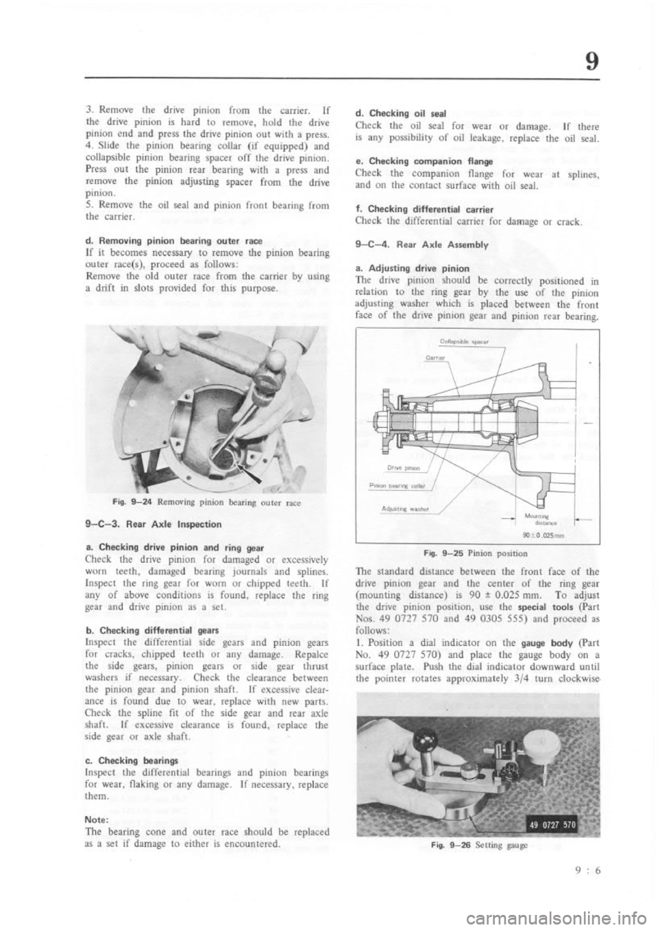 MAZDA RX-3 1975  Workshop Manual 