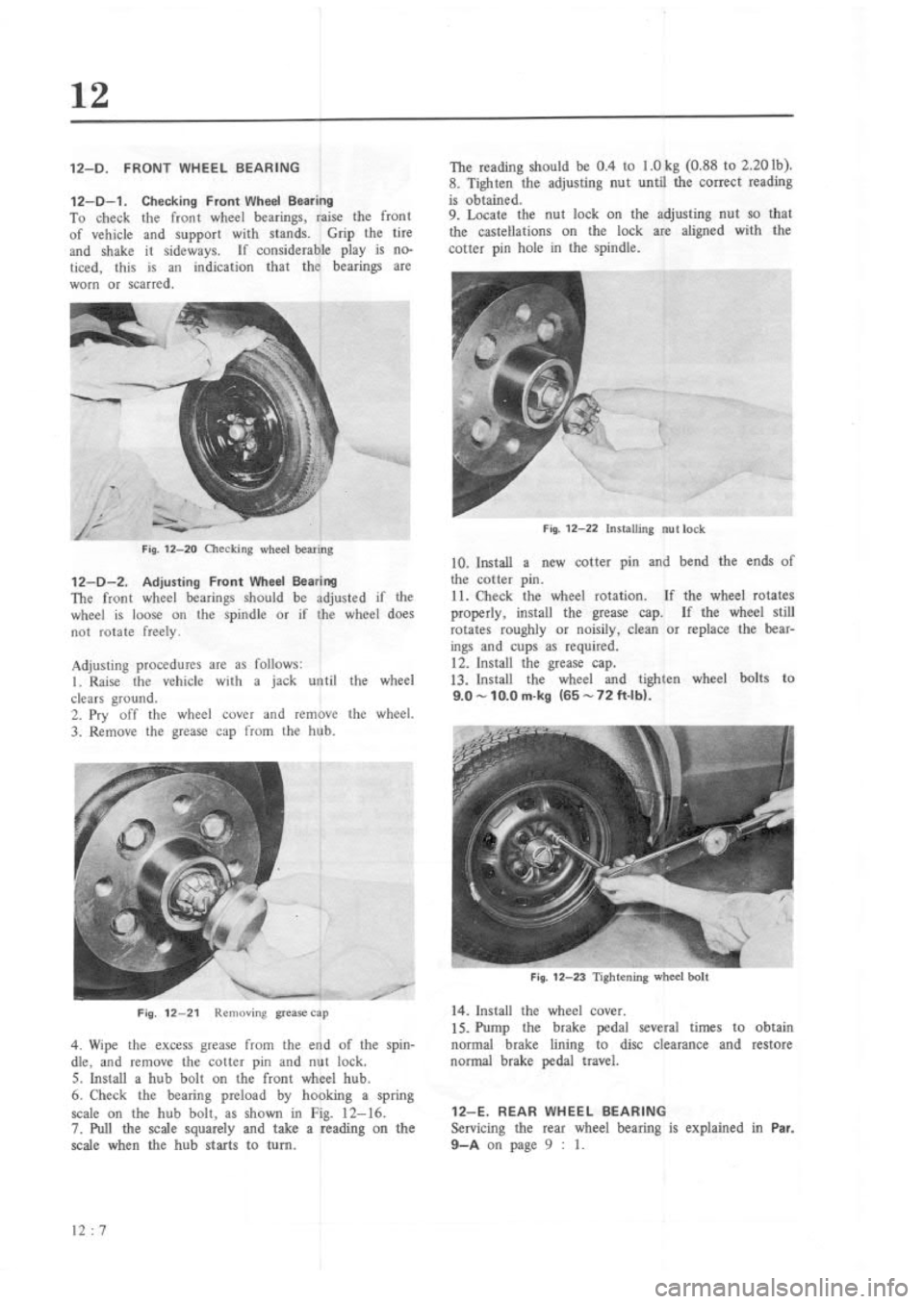 MAZDA RX-3 1975  Workshop Manual 