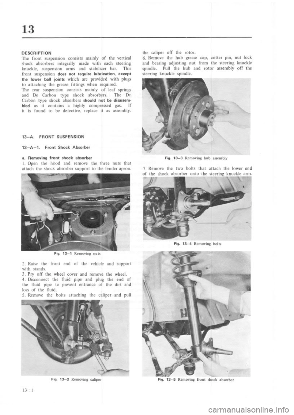 MAZDA RX-3 1975  Workshop Manual 