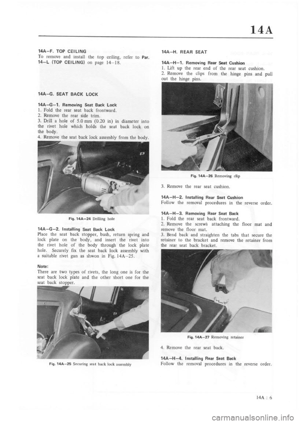 MAZDA RX-3 1975  Workshop Manual 