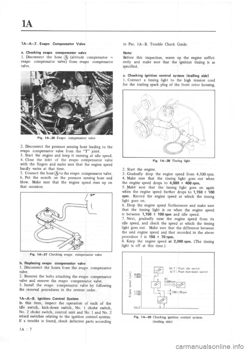 MAZDA RX-3 1975  Workshop Manual 