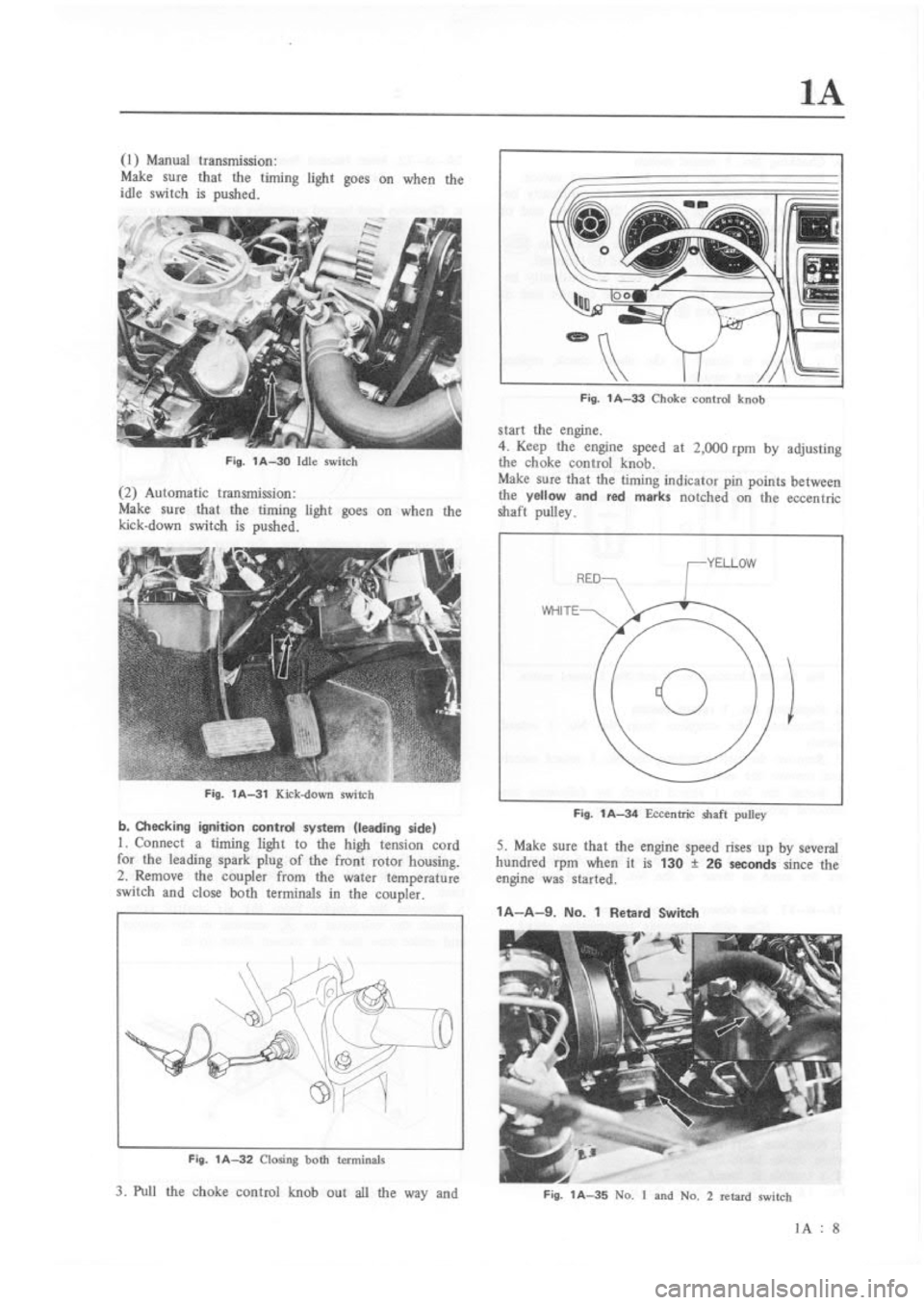 MAZDA RX-3 1975  Workshop Manual 
