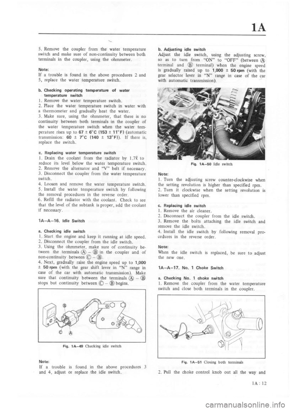 MAZDA RX-3 1975  Workshop Manual 