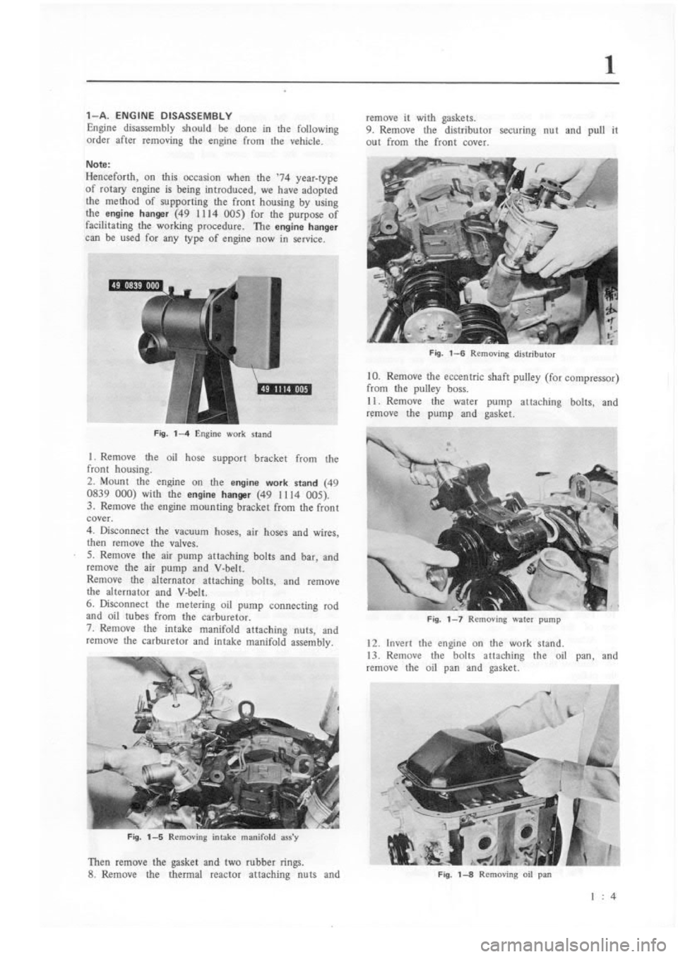 MAZDA RX-3 1975  Workshop Manual 