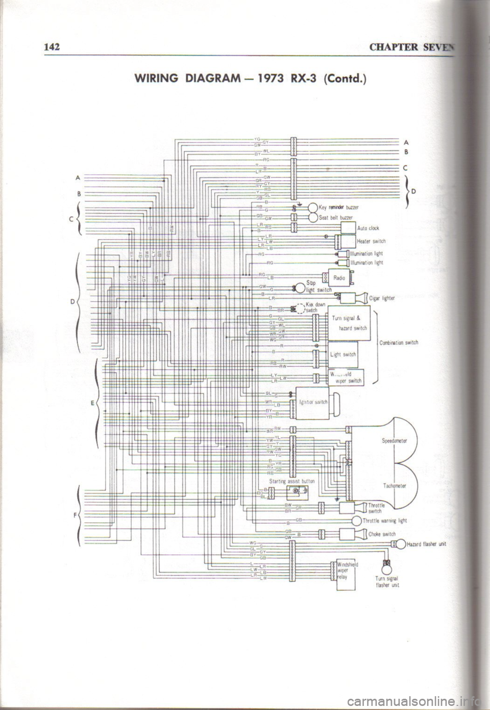 MAZDA RX-3 1971  Workshop Manual 