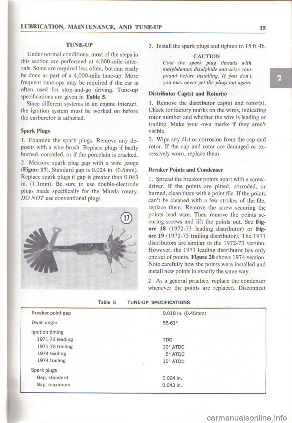 MAZDA RX-3 1971  Workshop Manual 