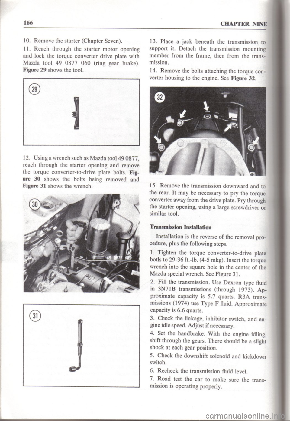 MAZDA RX-3 1971  Workshop Manual 