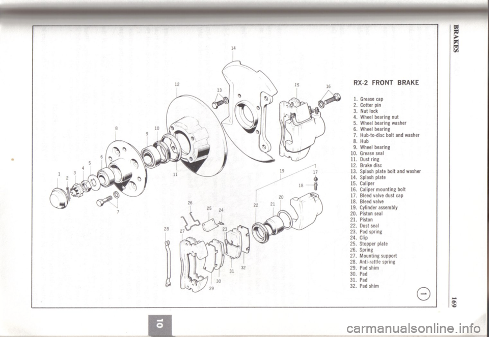 MAZDA RX-3 1971  Workshop Manual 
