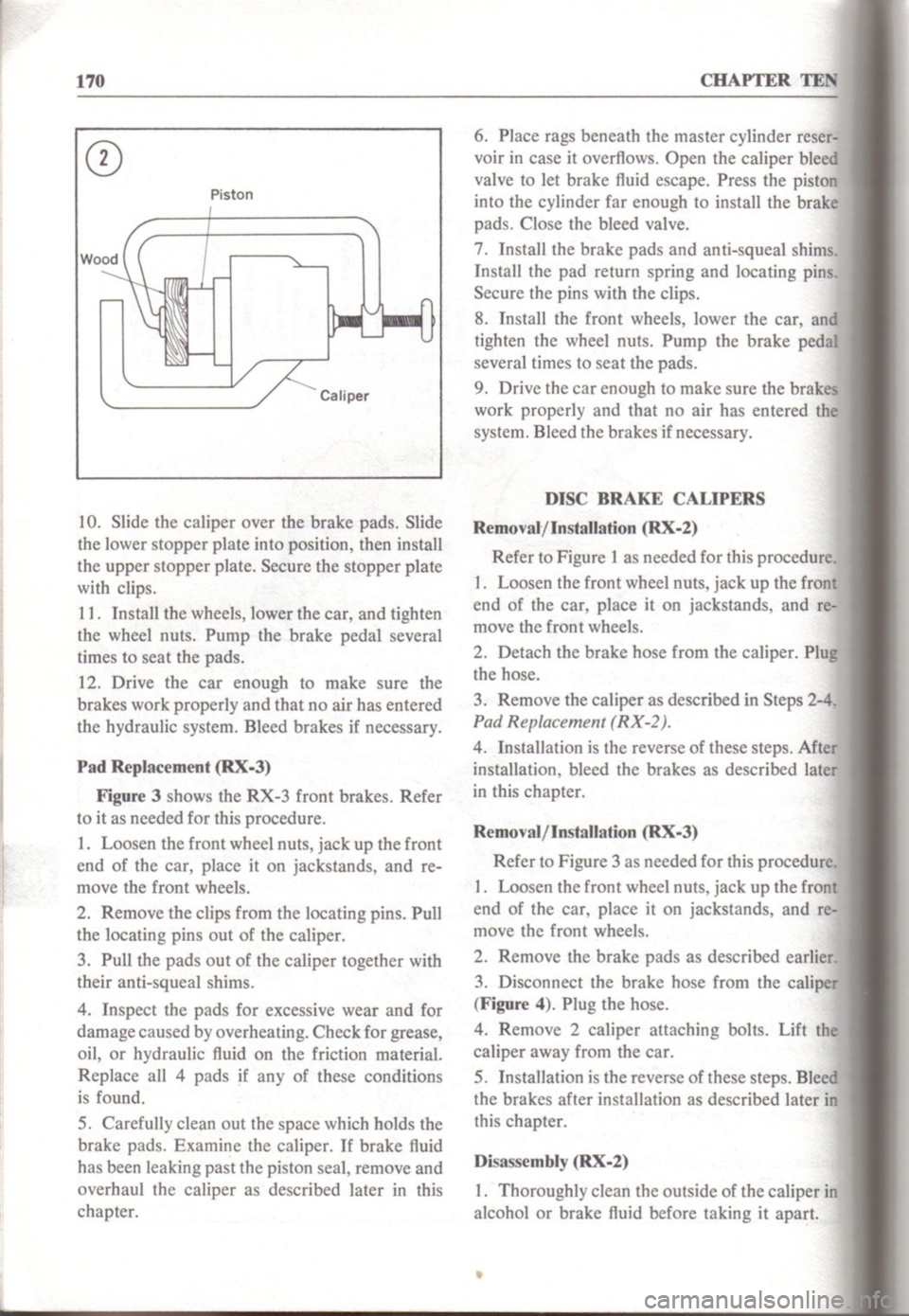 MAZDA RX-3 1971  Workshop Manual 
