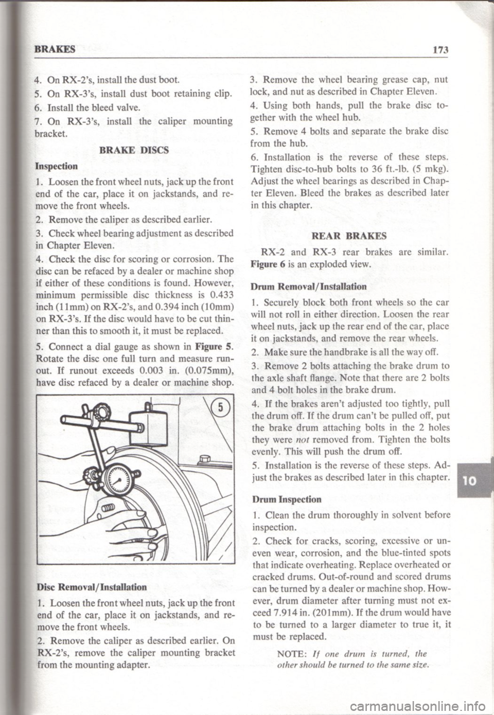 MAZDA RX-3 1971  Workshop Manual 
