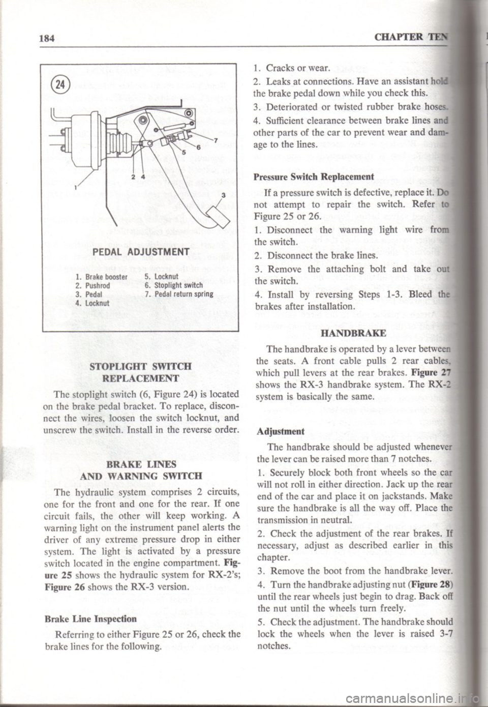 MAZDA RX-3 1971  Workshop Manual 