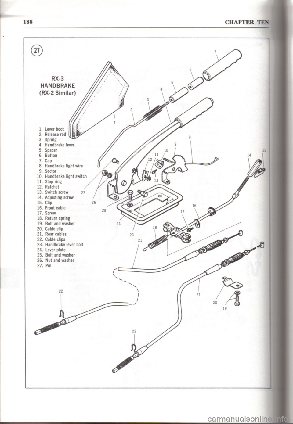 MAZDA RX-3 1971  Workshop Manual 