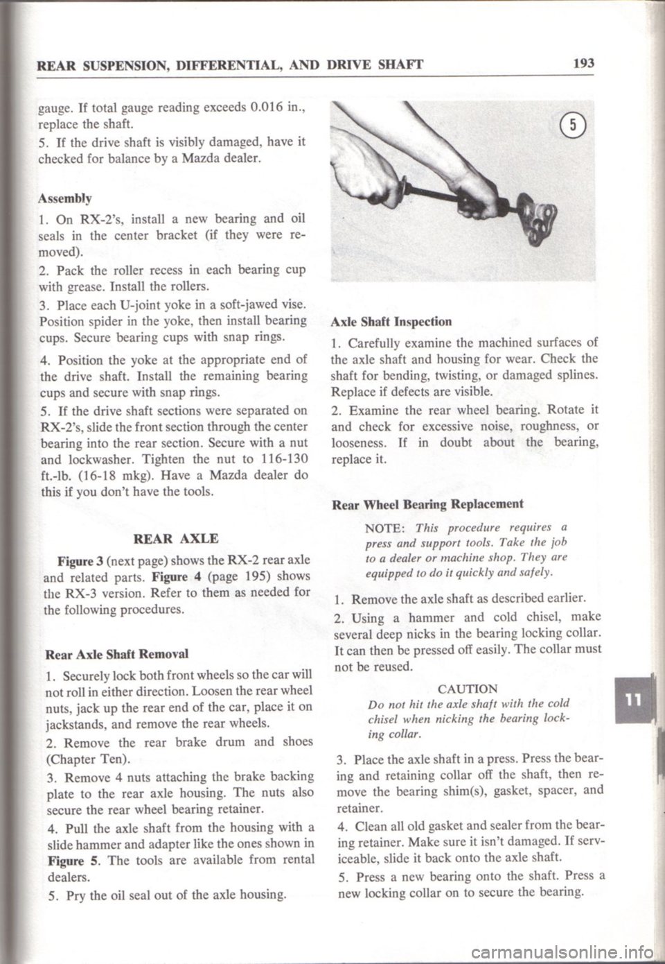 MAZDA RX-3 1971  Workshop Manual 