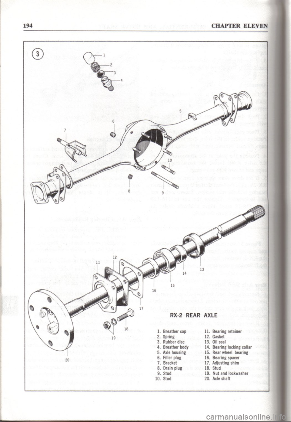 MAZDA RX-3 1971  Workshop Manual 