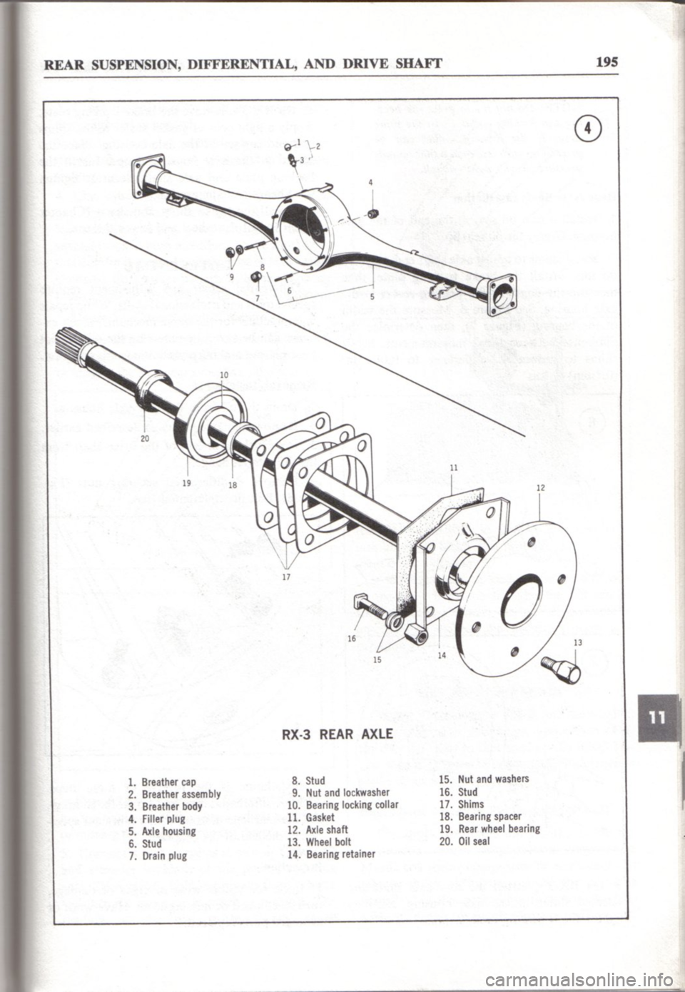 MAZDA RX-3 1971  Workshop Manual 