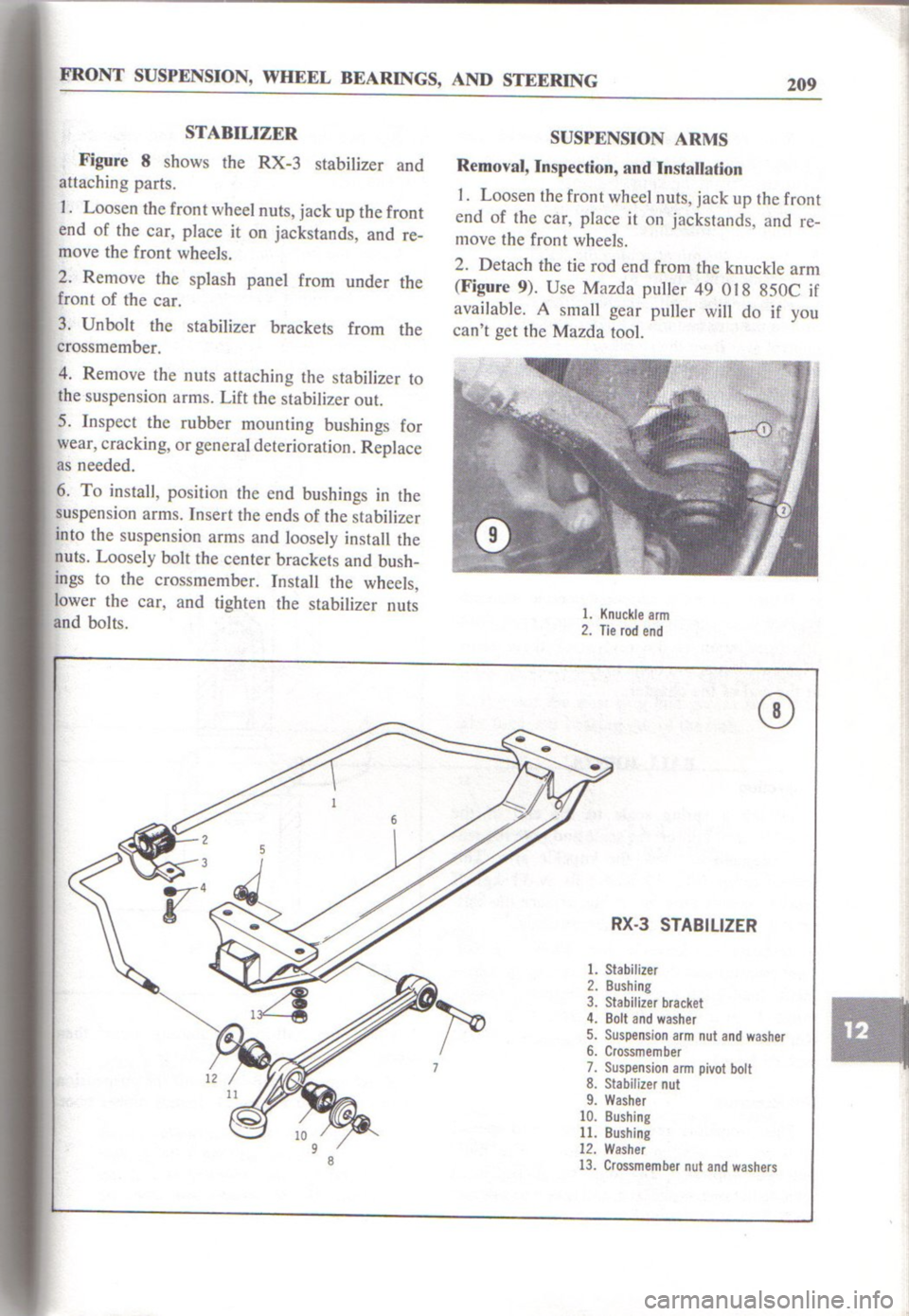 MAZDA RX-3 1971  Workshop Manual 