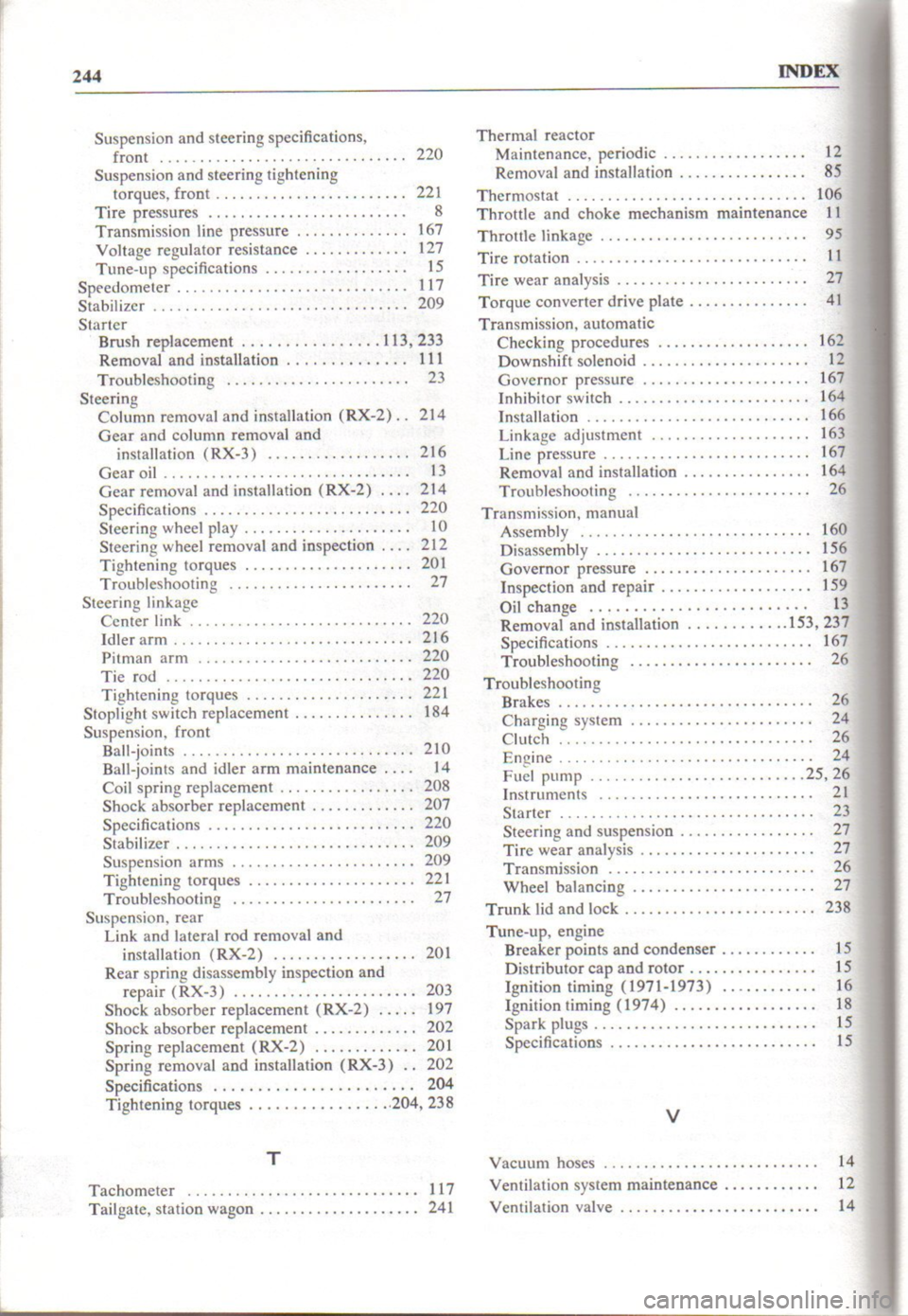 MAZDA RX-3 1971  Workshop Manual 