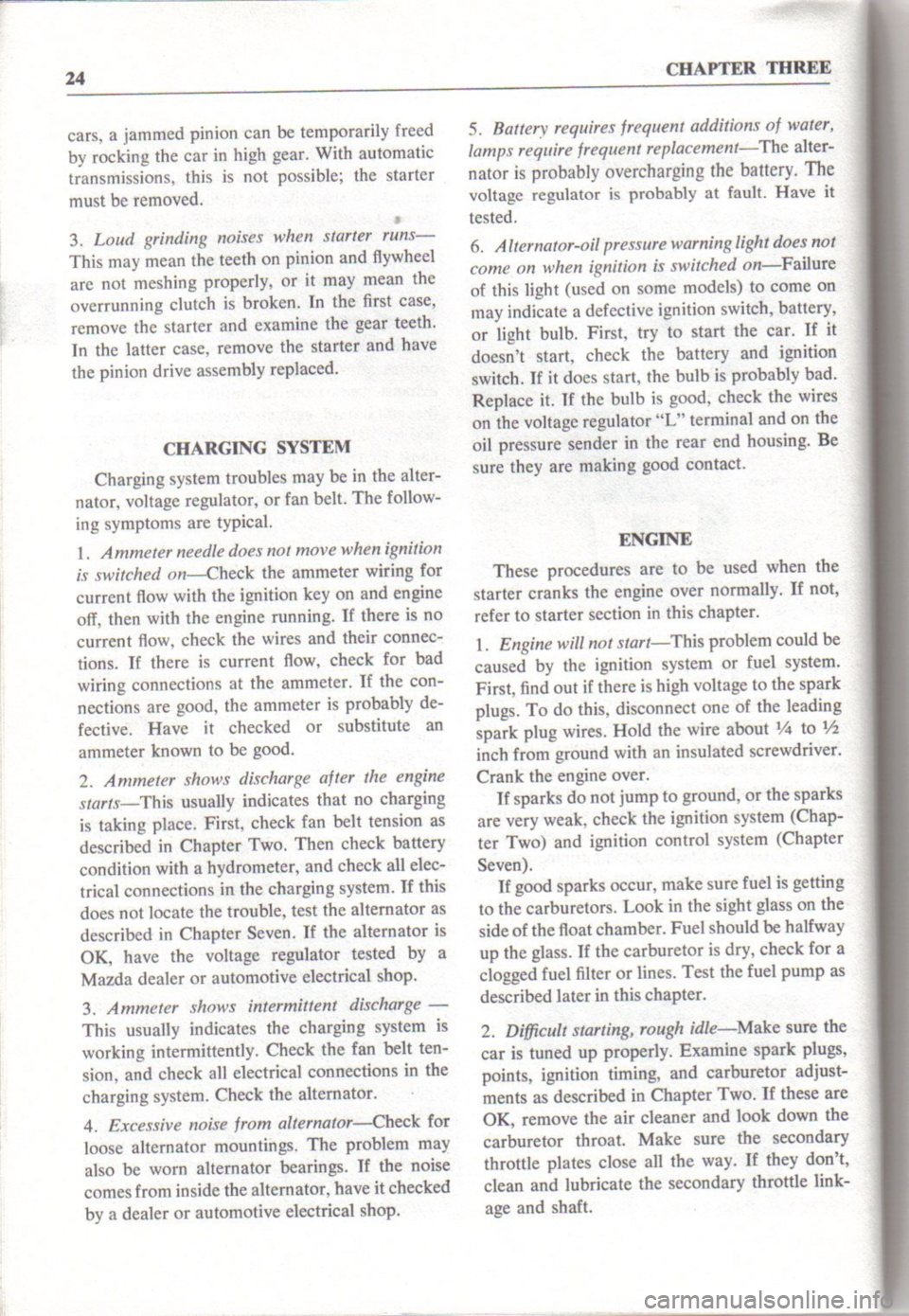 MAZDA RX-3 1971  Workshop Manual 