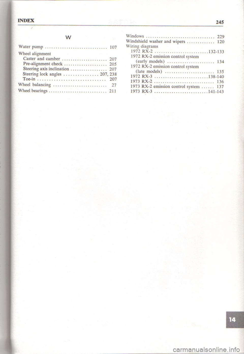 MAZDA RX-3 1971  Workshop Manual 